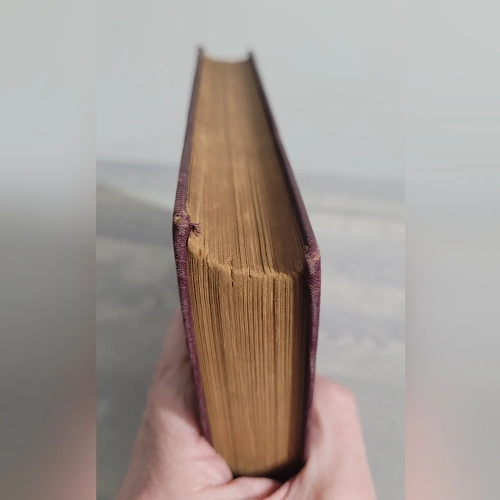 Antique 1800s Book Thrift by Samuel Smiles | Embossed Hardcover